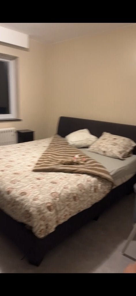 Boxspring, Maison & Meubles, Chambre à coucher | Lits boxsprings, Comme neuf, 180 cm, 200 cm, Deux personnes, Noir, Enlèvement