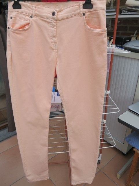 Broek nieuw roze Marie Méro mt 42, Kleding | Dames, Broeken en Pantalons, Maat 42/44 (L), Ophalen of Verzenden, Roze, Lang