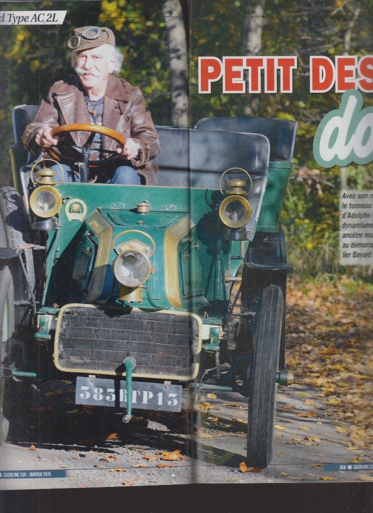 1903 Clément Bayard voiture ancêtre de collection, Verzenden, Gelezen