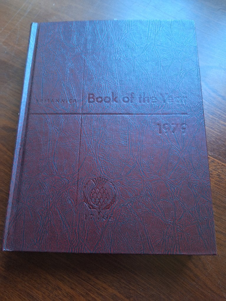 boek of the year 1979 Britannica, engelstalig, nieuwstaat, Livres, Enlèvement ou Envoi, 20e siècle ou après, Neuf, Autres régions