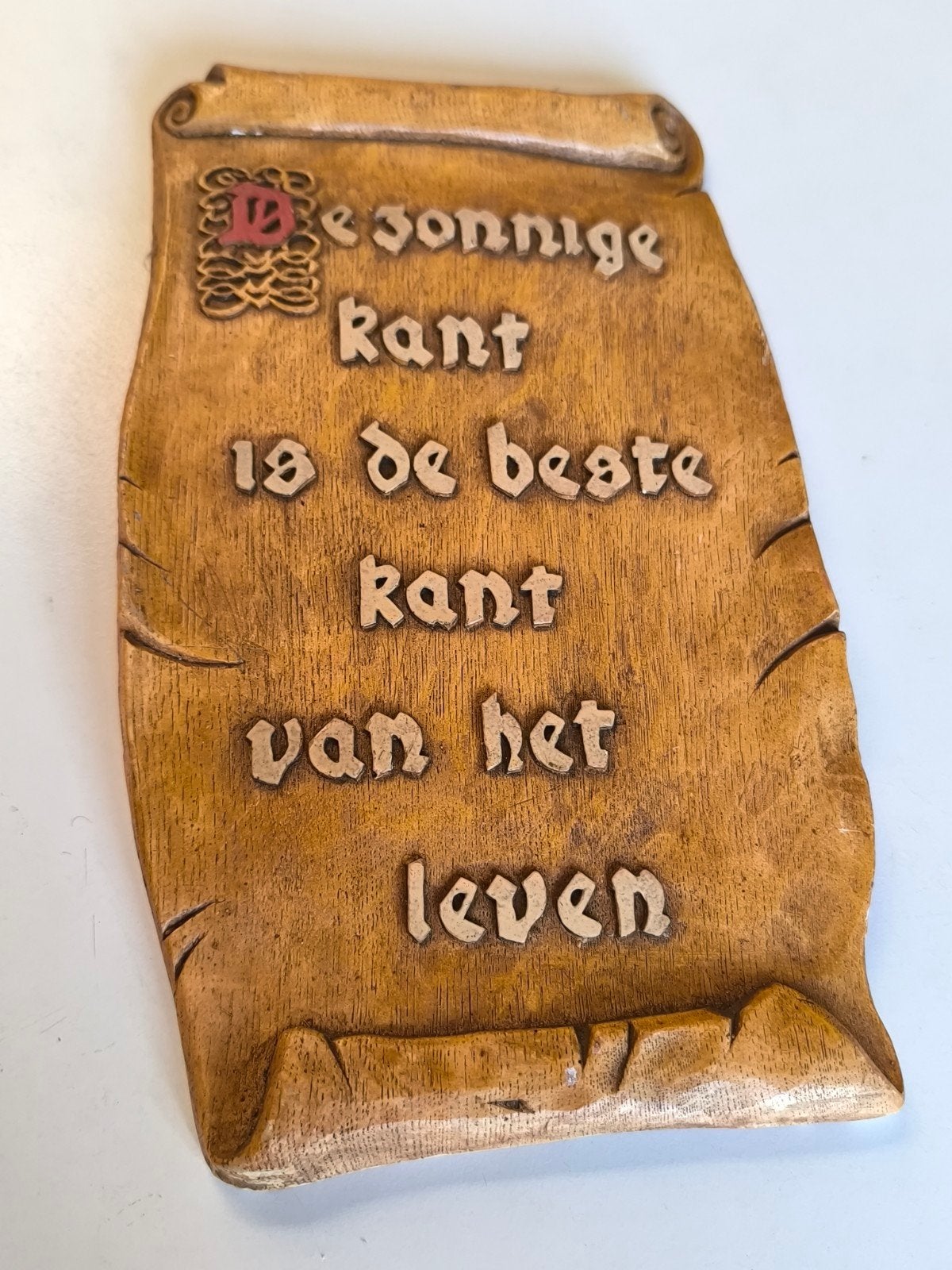Oud wandbord, Ophalen of Verzenden