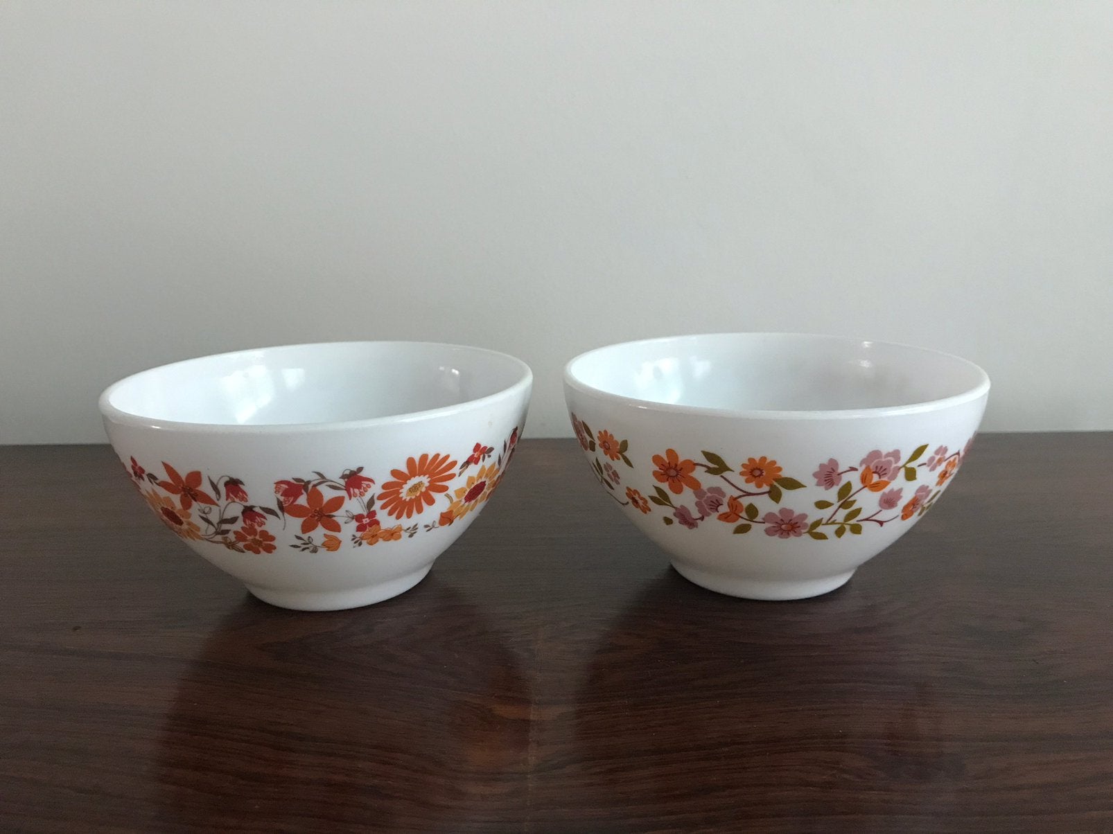 2 x bowl kommetje Arcopal Scania + zonnebloem / margriet, Enlèvement ou Envoi, Maison et Meubles