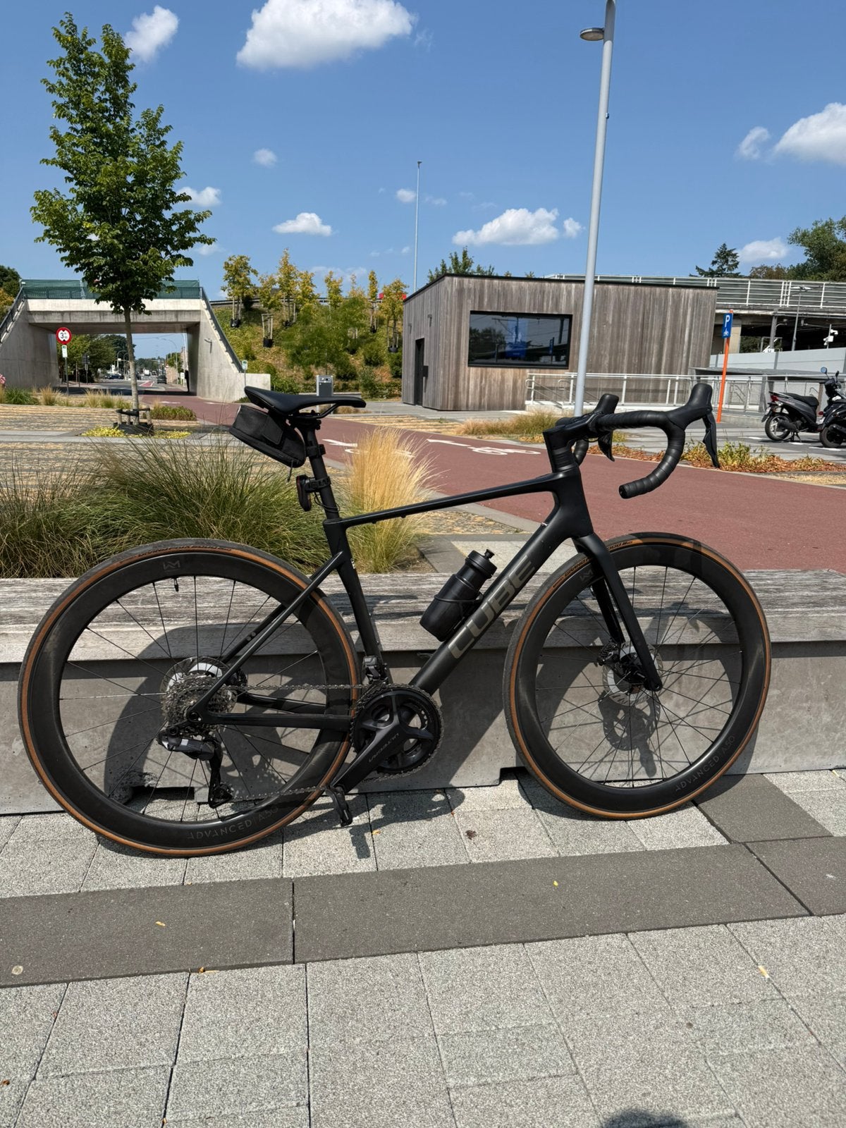 Cube Attain SLT – Size S -Shimano Ultegra Di2  Carbon Wheels, Ophalen, Zo goed als nieuw, Carbon, Schijfrem