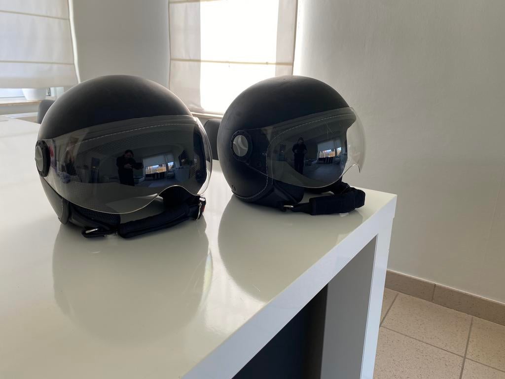 Scooterhelm, Ophalen