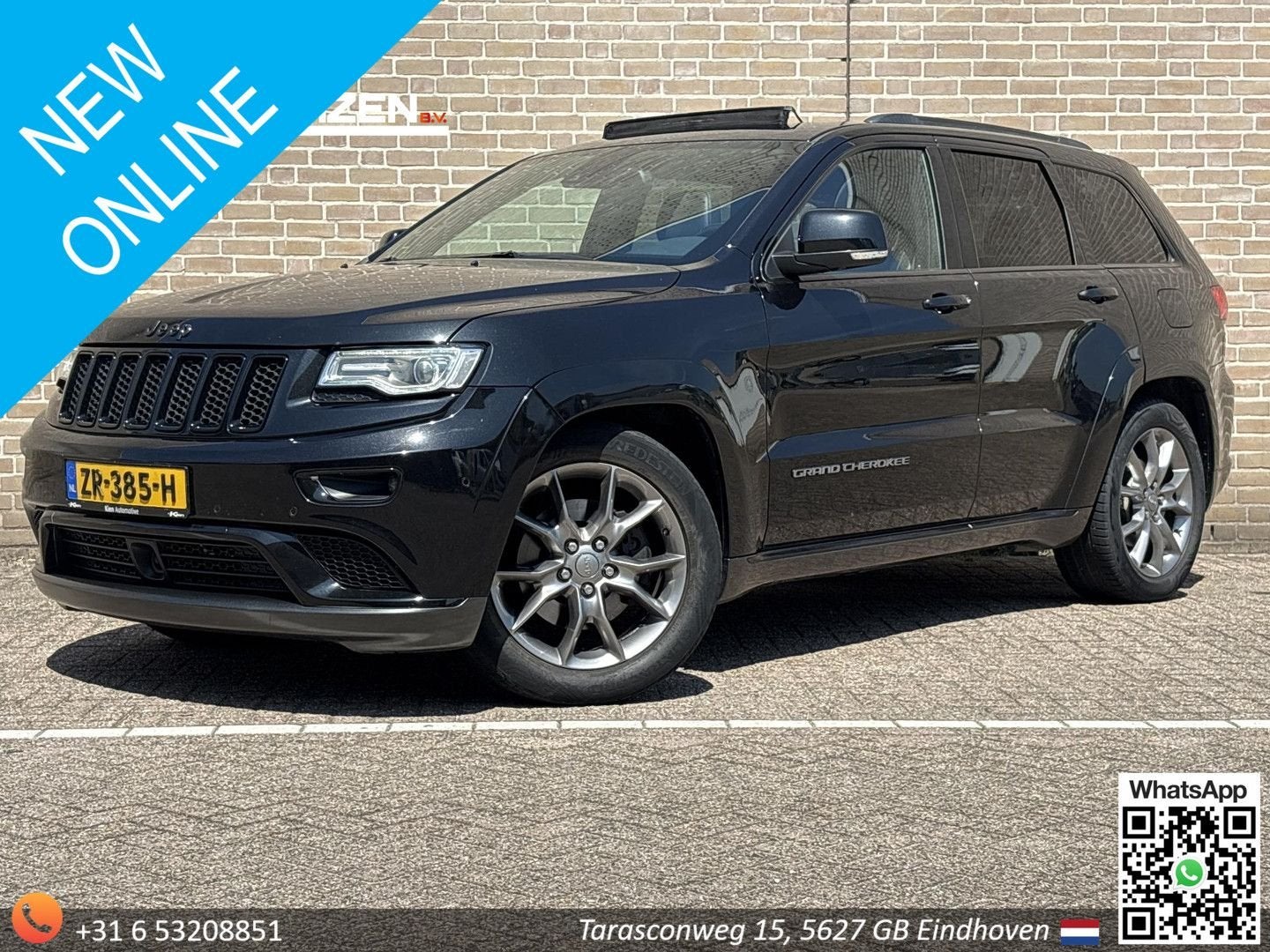 Jeep Grand Cherokee 3.0 CRD Summit | Pano | Leder| Camera |, Automaat, Zwart, Zwart, Bedrijf