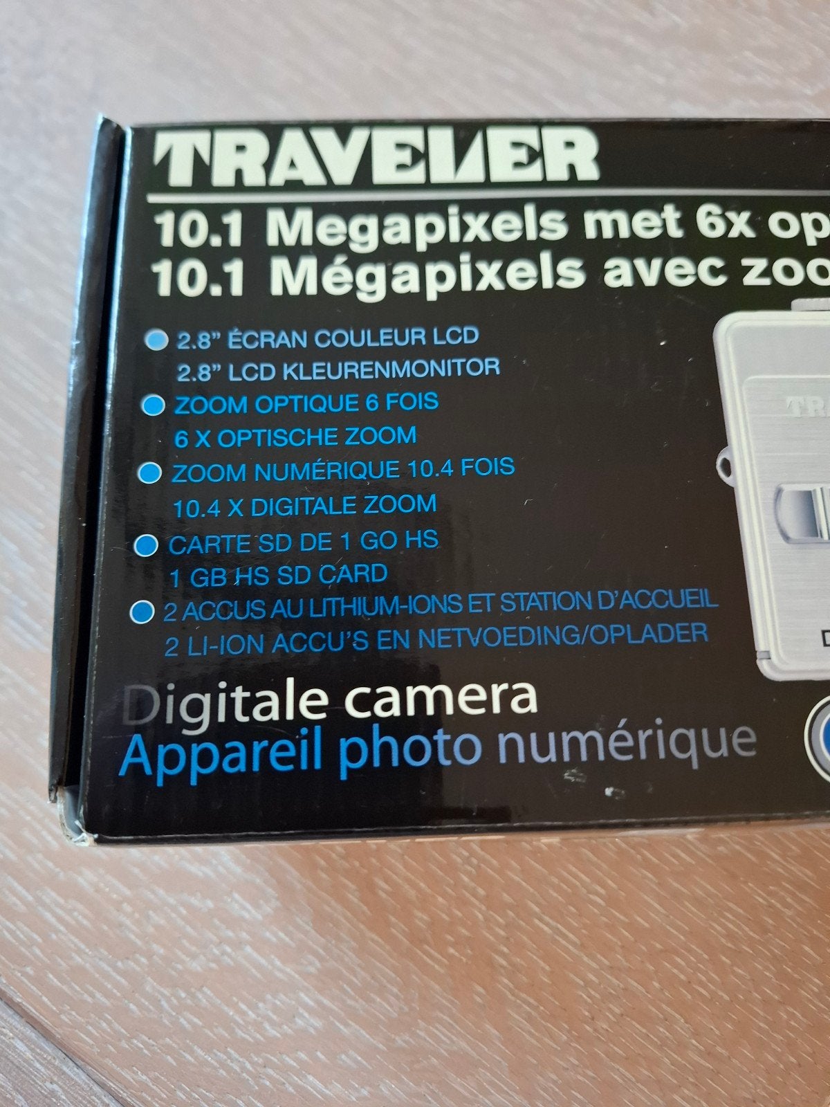 fototoestel traveler, Ophalen