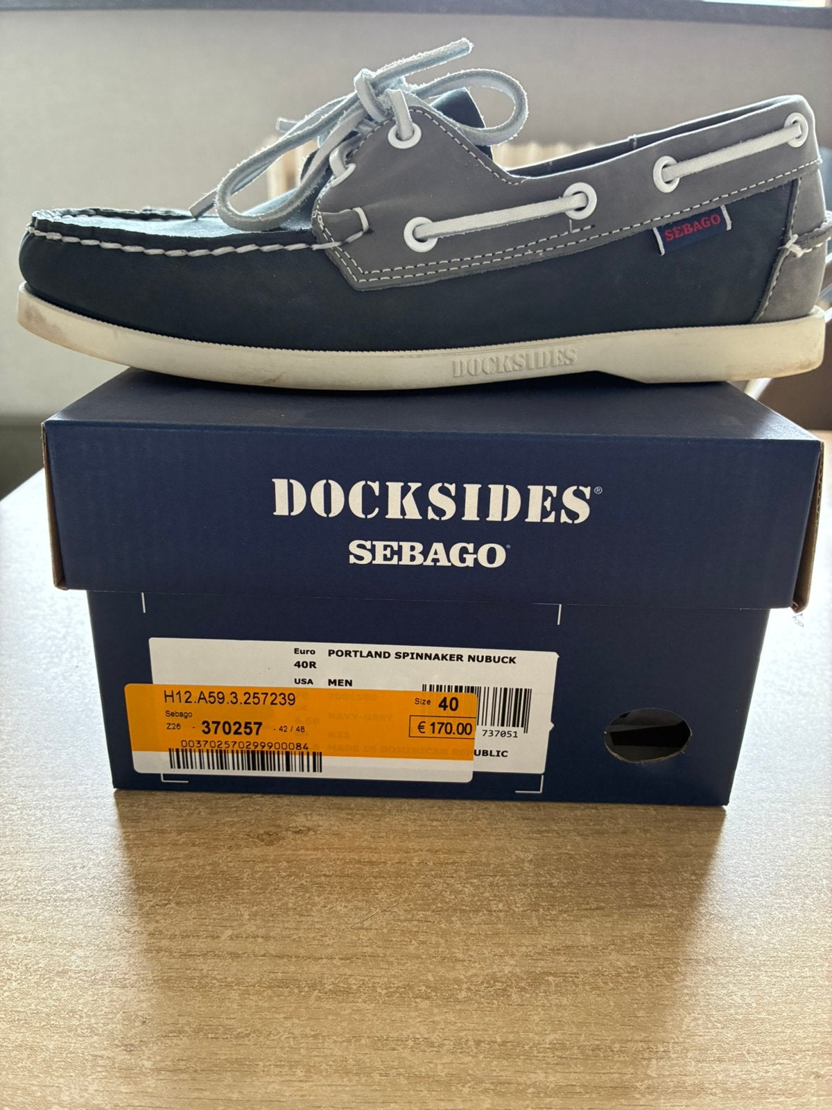 Docksides, Enlèvement, Comme neuf