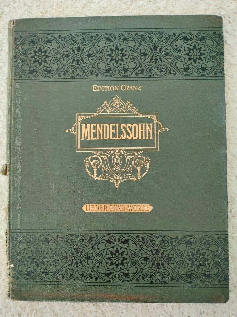 Menselssohn - Lieder ohne Worte (antieke bladmuziek piano), Muziek en Instrumenten, Gebruikt, Klassiek, Ophalen of Verzenden, Artiest of Componist