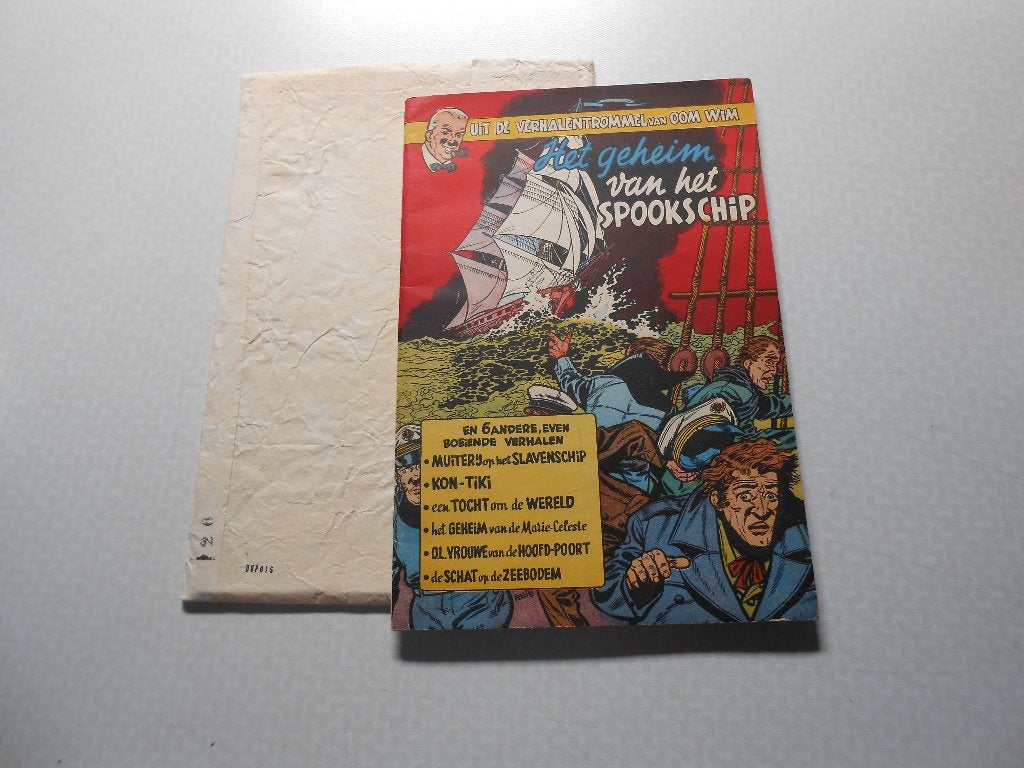Oom wim 4 Het geheim van het spookschip 1953 1 ste druk., Boeken, Stripverhalen, Eén stripboek, Eddy Paape., Ophalen of Verzenden