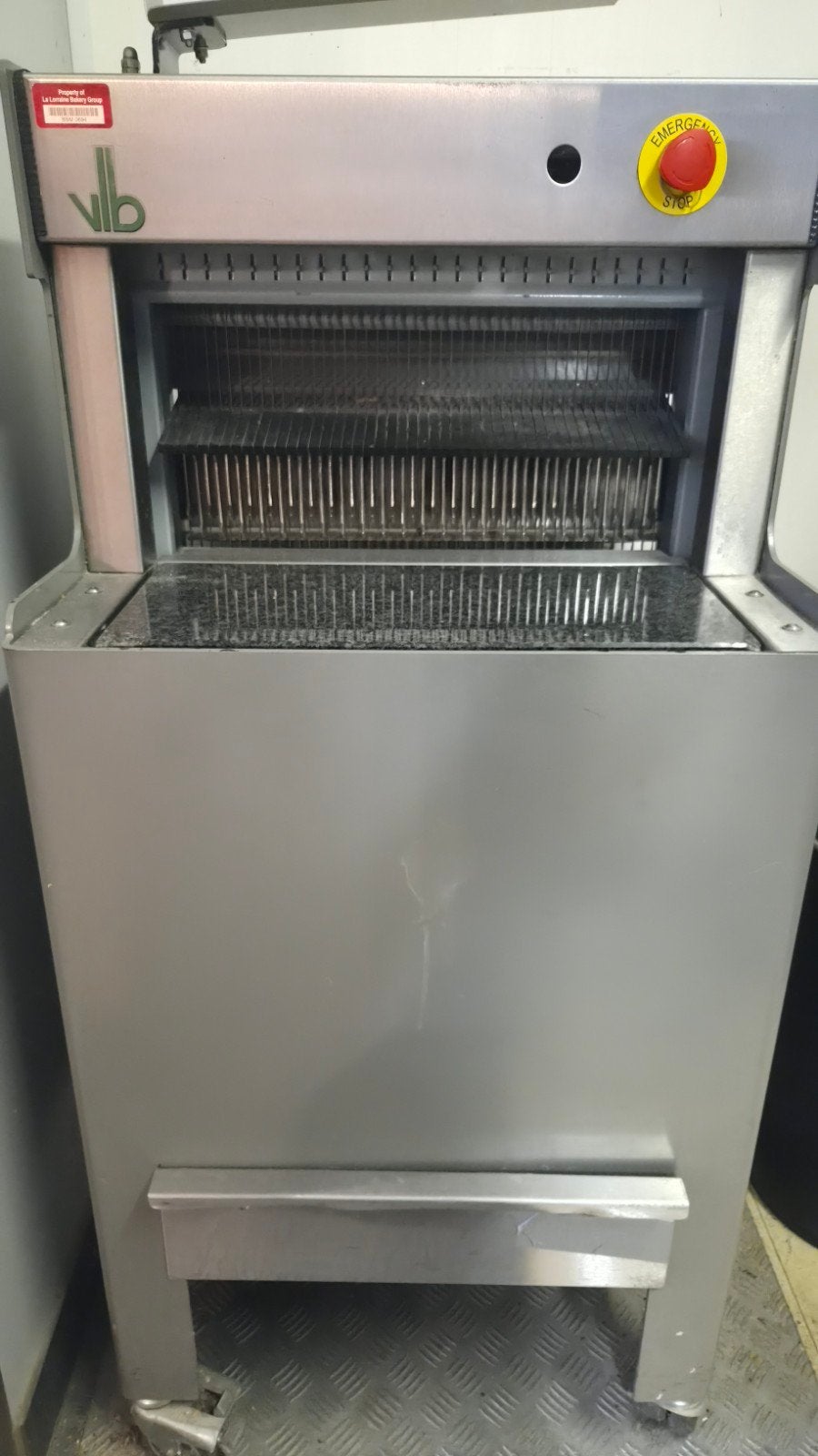 VLB pano broodsnijmachine, Ophalen