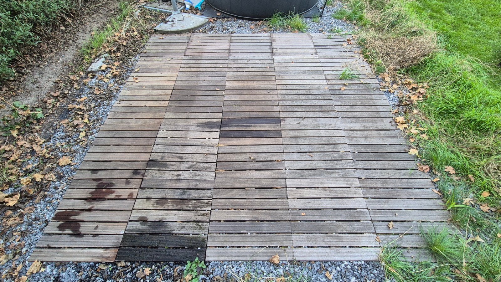 Dalles de terrasse composite 50x50cm – lot de 25, Enlèvement, Composite