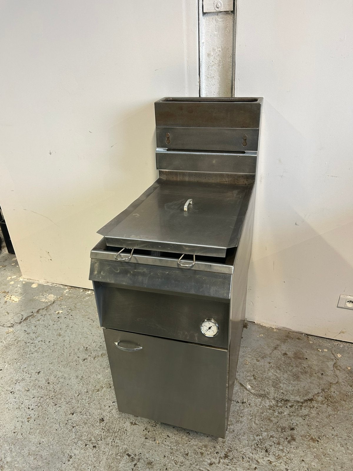 Gasfriteuse met hoog debiet en dubbele korf, Ophalen of Verzenden