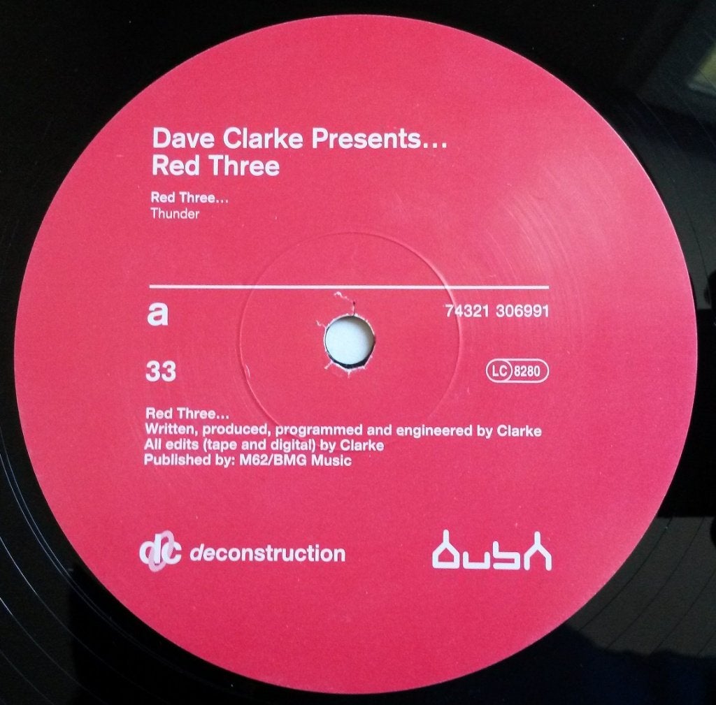 Vinyles 12" Techno : Dave Clarke - Red Three, Gebruikt, Verzenden, Techno, EP