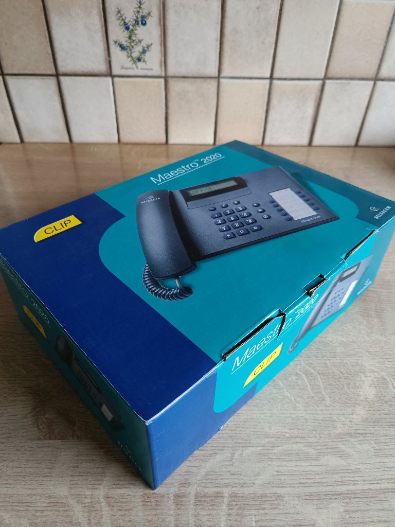 Téléphone de bureau, gris anthracite, 10 raccourcis clavier, Enlèvement, Utilisé, Télécommunications