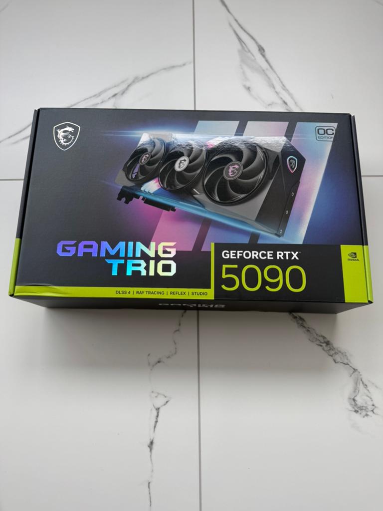 MSI RTX 5090 32G Gaming Trio OC Neuf et garantie 2 ans, Informatique & Logiciels, Enlèvement, Comme neuf