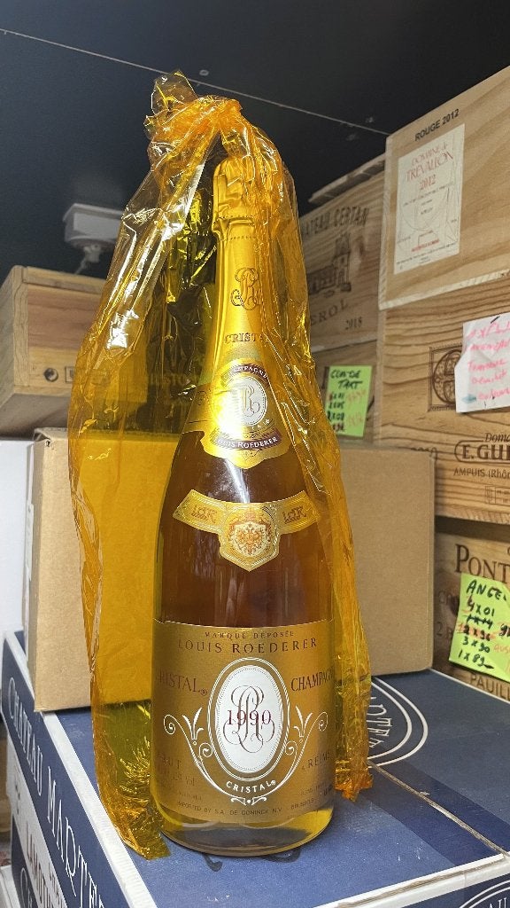 champagne CRISTAL ROEDERER 1990 IMPECCABLE, Enlèvement ou Envoi, Champagne