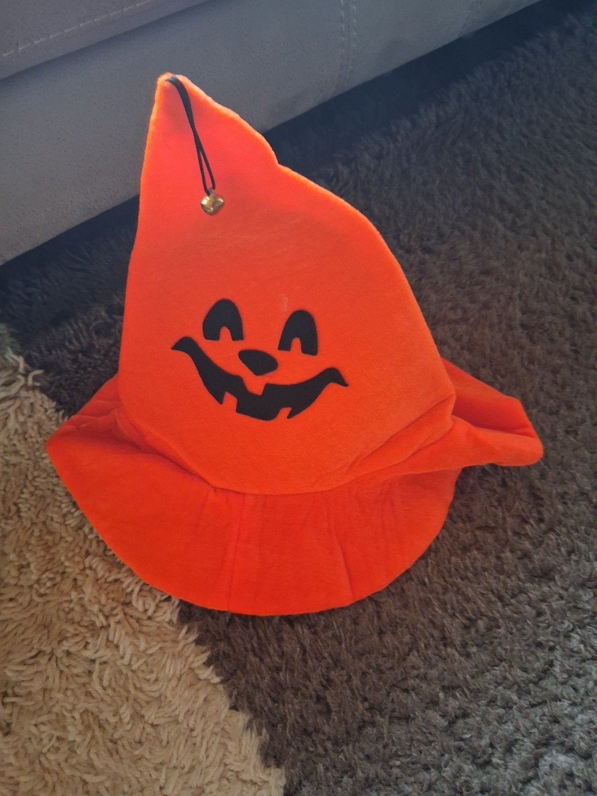 oranje en zwarte heksenhoed Halloween/carnaval, Ophalen of Verzenden