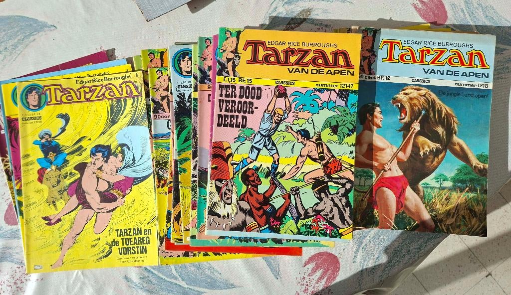 Strips "Tarzan van de apen" (jaren '70) (verzamelaar), Boeken, Strips | Comics, Meerdere comics, Ophalen of Verzenden, Zo goed als nieuw