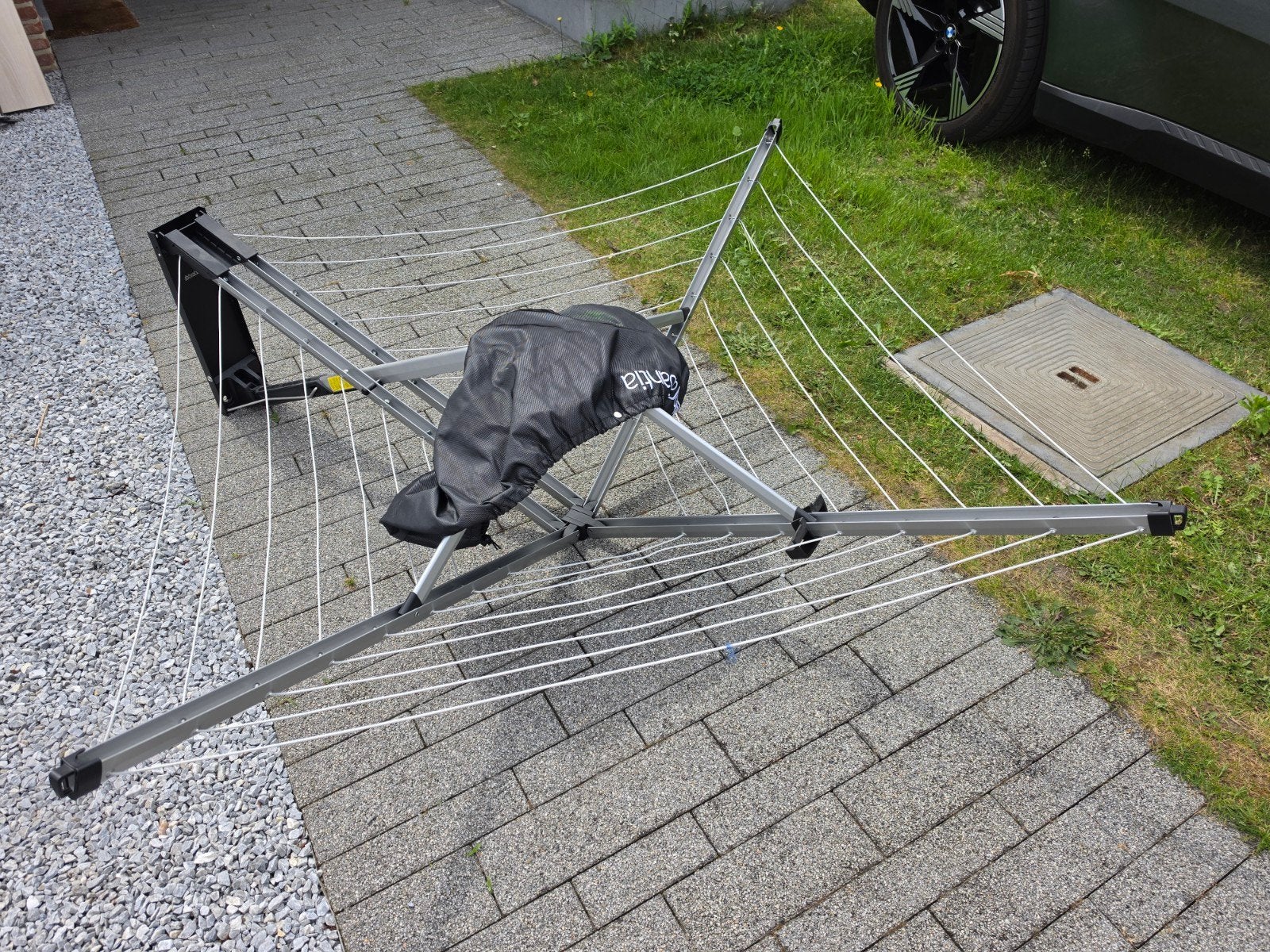 Draagrek Brabantia te bevestigen aan de muur., Tuin en Terras, Ophalen, Droogmolen