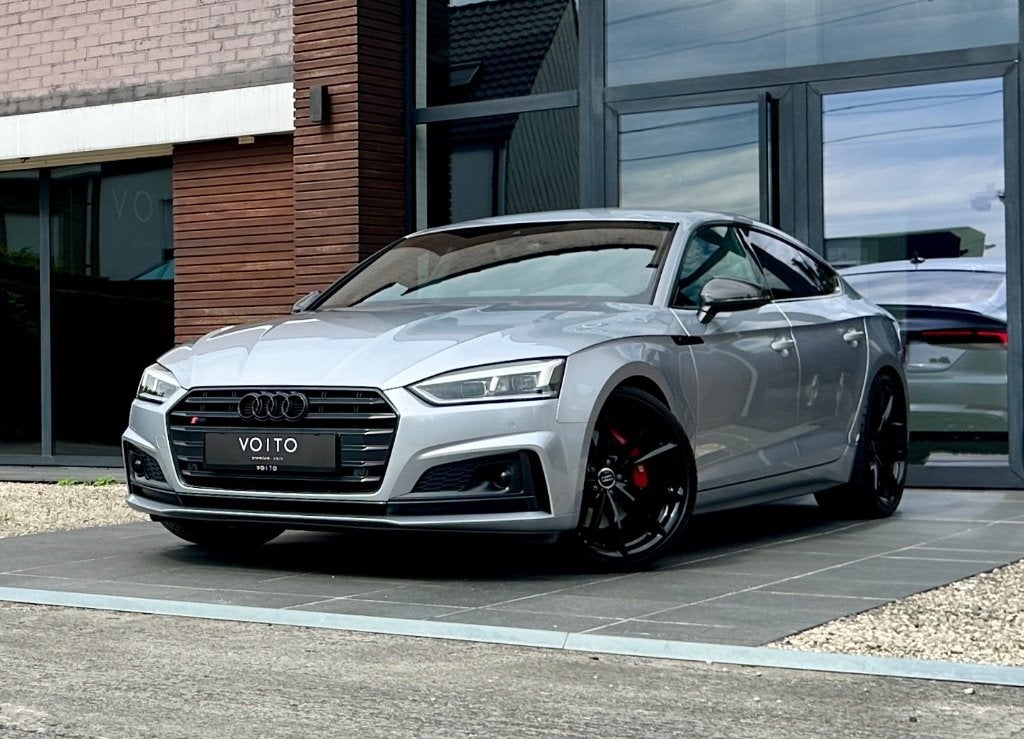 Audi S5 Sportback V6 3.0TFSI Quattro NO OPF/RS SEATS/ACC/B&O, Autos, Audi, Cuir, Argent ou Gris, Achat, 170 g/km