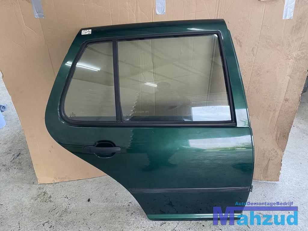 VW GOLF 4 Groen LC6M Rechts Achter deur portier 1997-2003, Auto-onderdelen, Carrosserie, Deur, Volkswagen, Achter, Rechts, Gebruikt