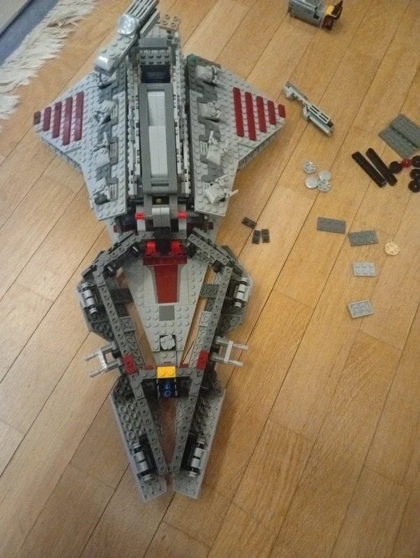 LEGO Star Wars Venator Republic Attack Cruiser 8039, Star Wars, Lego, Ophalen of Verzenden, Zo goed als nieuw