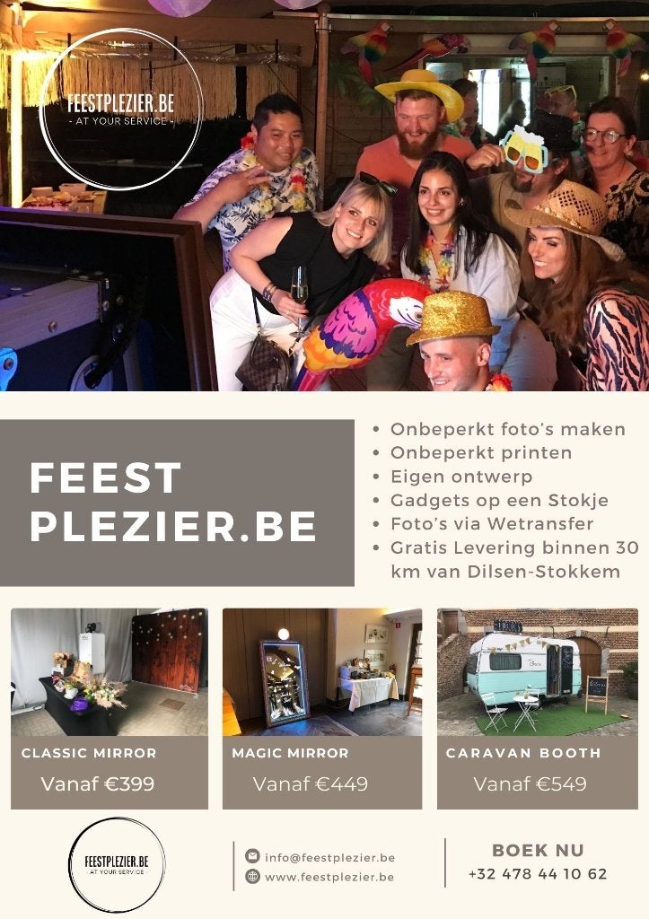 Photobooth verhuur, Hobby en Vrije tijd, Feestartikelen, Ophalen, Nieuw, Feestartikel