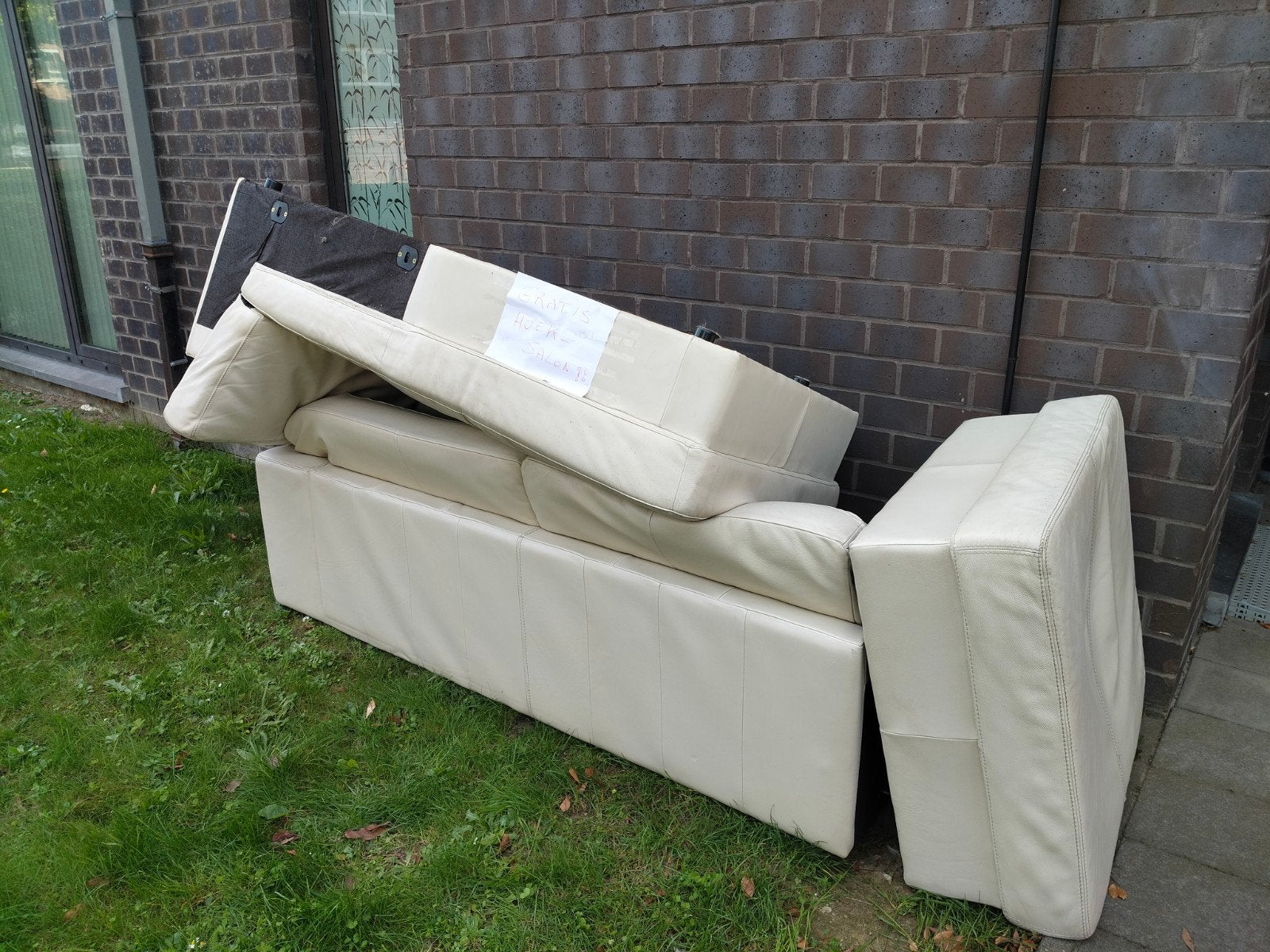 gratis hoeksalon, Huis en Inrichting, Ophalen, Gebruikt