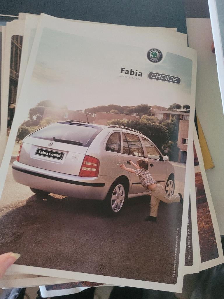 Brochure Škoda Fabia Choice Combi (Ancienne Concession), Enlèvement, Comme neuf, Autres marques