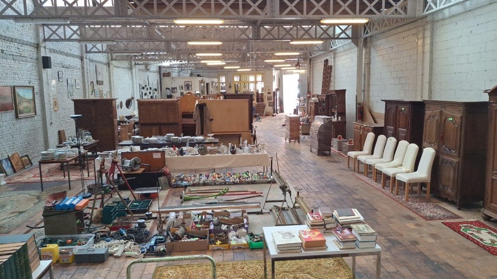 UITVERKOOP Antiek-brocante-werkmateriaal-boeken-vinylplaten, Ophalen