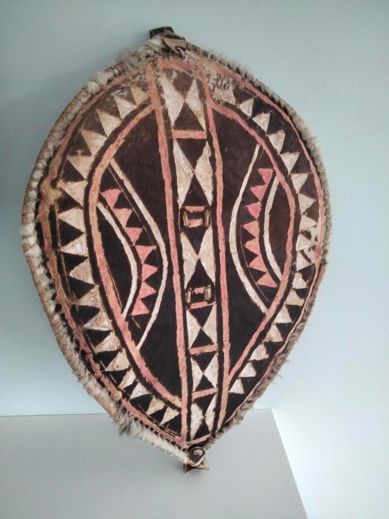 groot Schild Afrika tribal deco, Antiek en Kunst, Ophalen