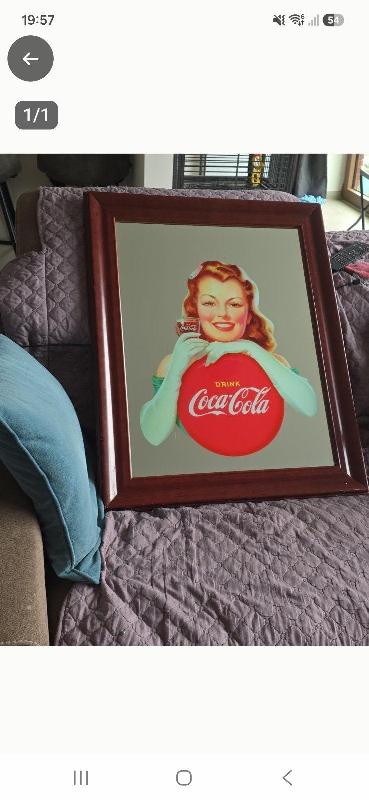 vintage cola spiegels, Ophalen