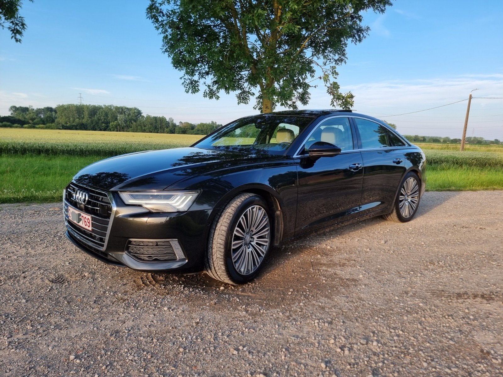 Audi A6 limousine 3.0 V6, Auto's, Automaat, Zwart, Leder, Vierwielaandrijving