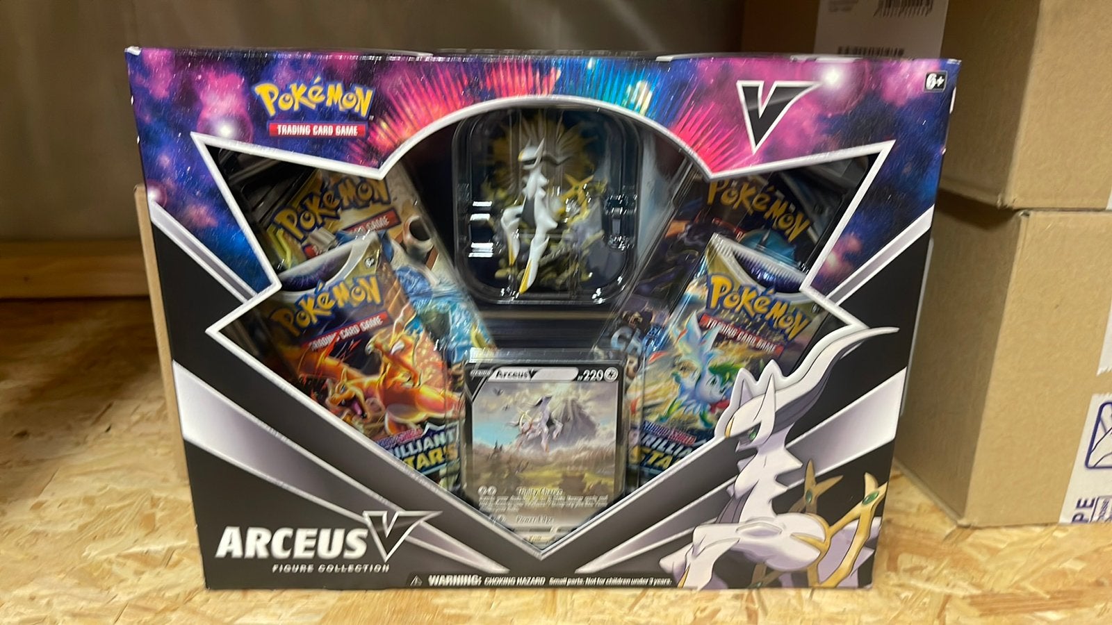 Pokemon arceus v figure collection box, Enlèvement, Neuf, Autres types, Foil