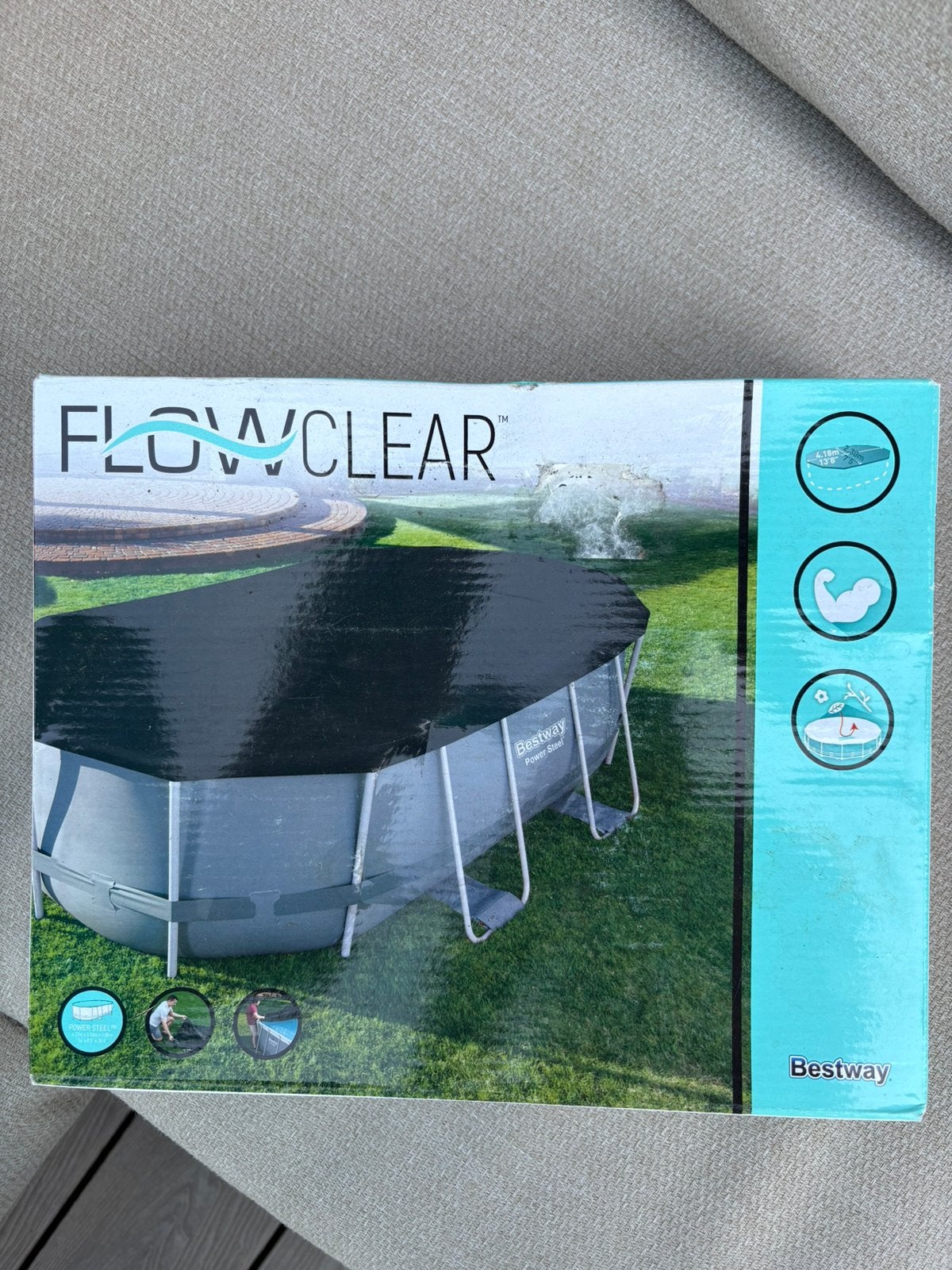 Bestway flowclear afdekzeil voor powersteel bestway, Tuin en Terras, Ophalen, Nieuw, Afdekzeil