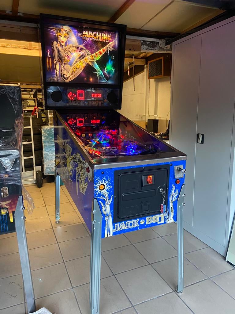 Jack-Bot flipperkast van Williams uit 1995., Collections, Machines | Flipper (jeu), Utilisé, Imprimante matricielle, Williams