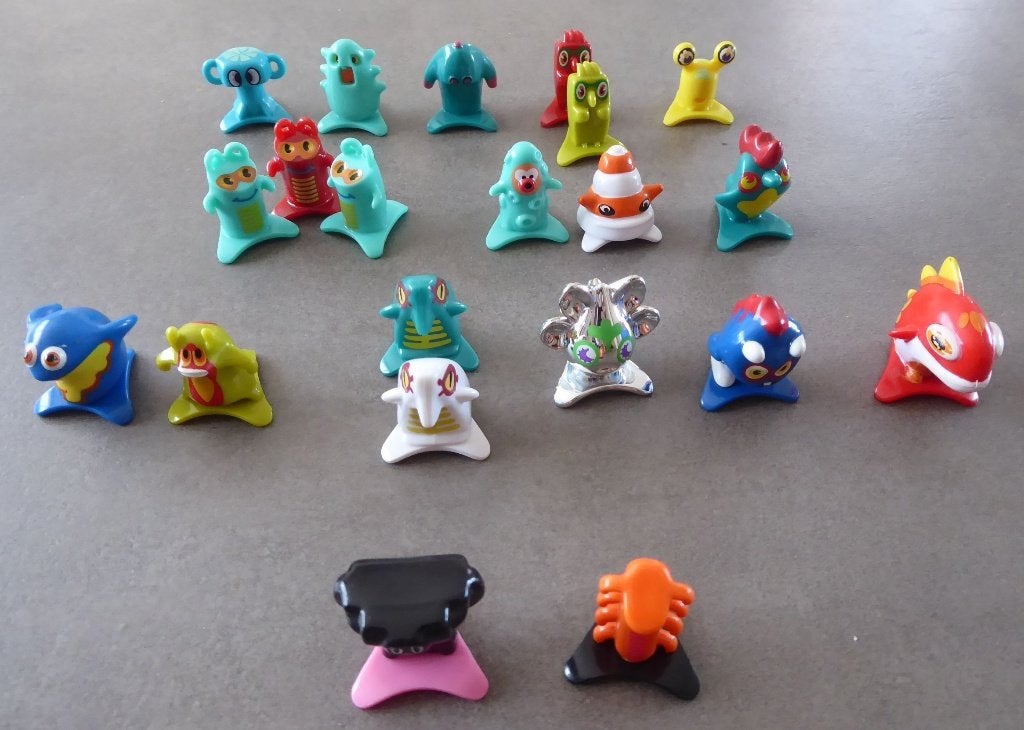 Lot de 21 Gogo's Star Monster série 1, Ophalen of Verzenden, Gebruikt