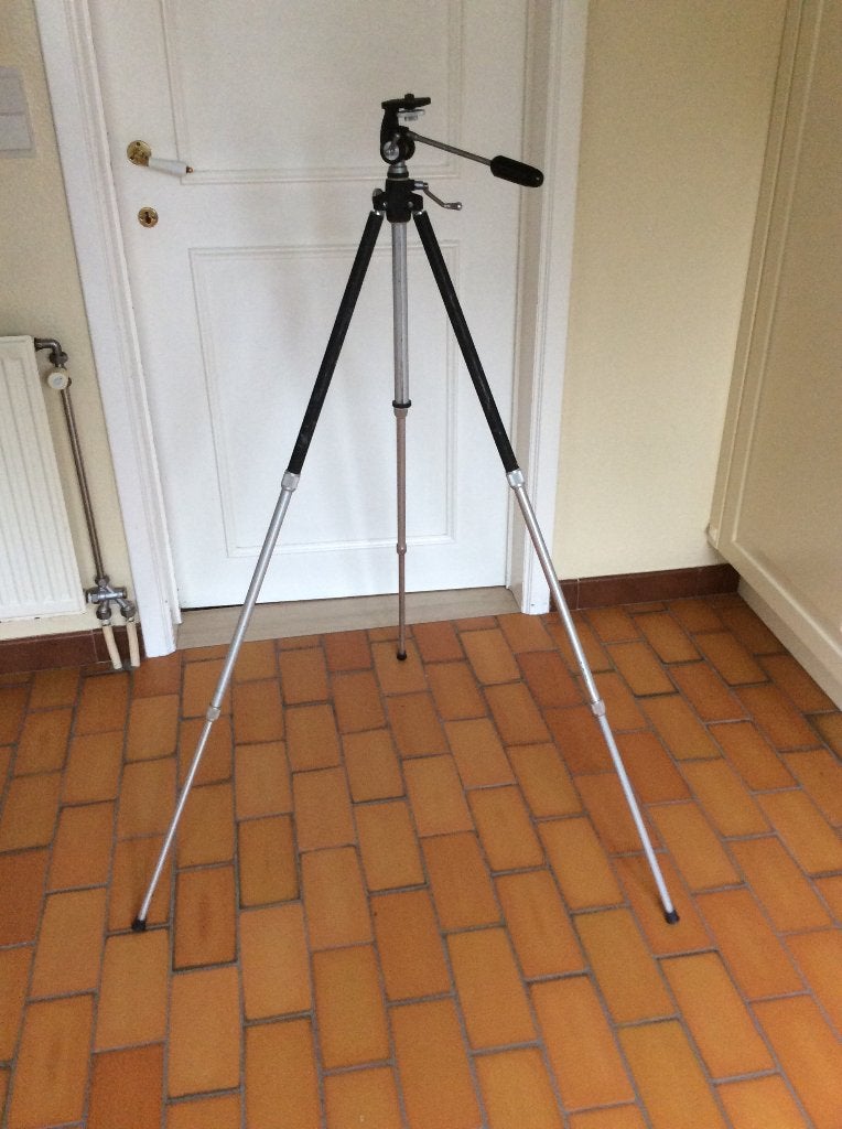 Statief + cameratas + ministatief, Audio, Tv en Foto, Ophalen of Verzenden, Zo goed als nieuw, Grijs