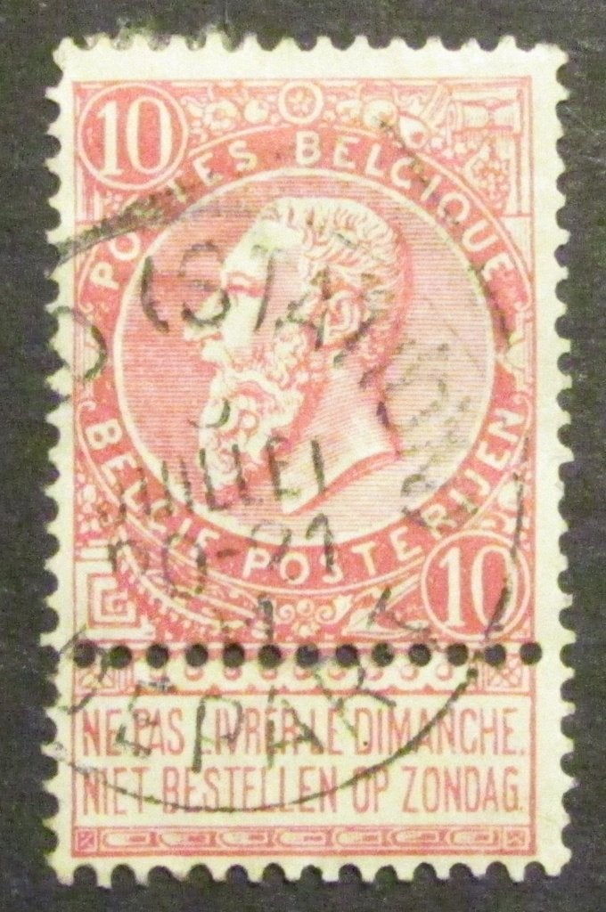 10 centimes estampillé par Léopold II à partir de 1900, Enlèvement ou Envoi, Affranchi, Timbre-poste, Maison royale