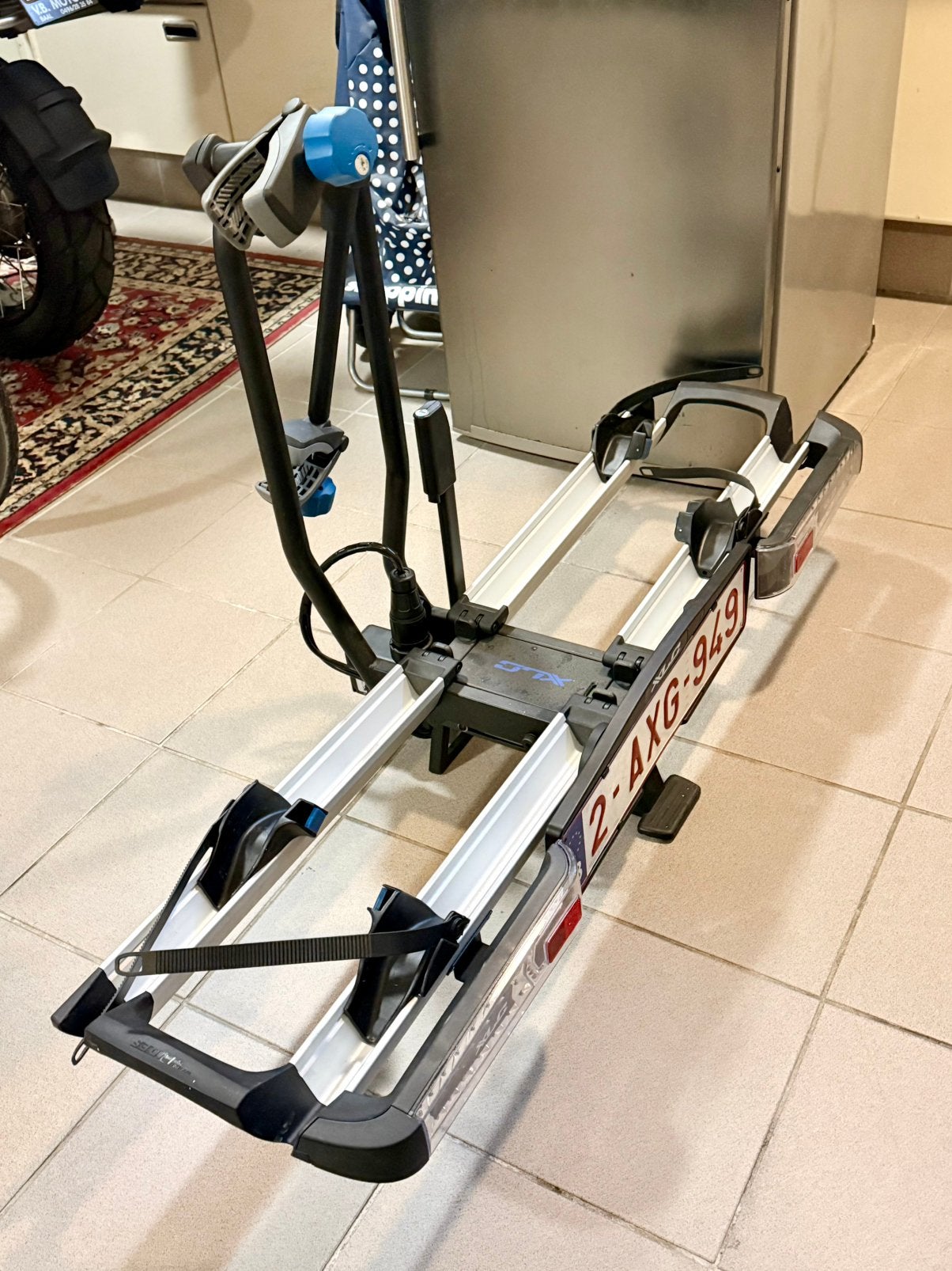 Fietsdrager 2 elektrische fietsen zo goed als nieuw, Ophalen, Elektrische fiets, Zo goed als nieuw, 2 fietsen