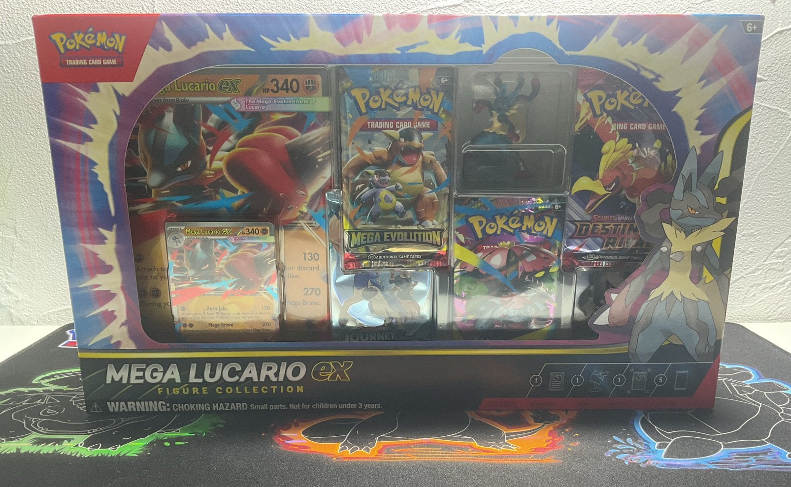 Mega Lucario ex figure collection (Engels)te koop of ruilen, Enlèvement ou Envoi, Neuf