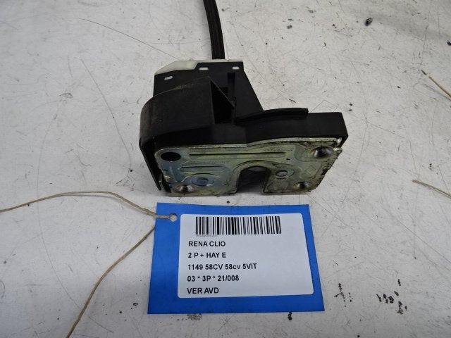 PORTIERSLOT RECHTS VOOR Renault Clio II (BB / CB), Gebruikt, Voor, Renault