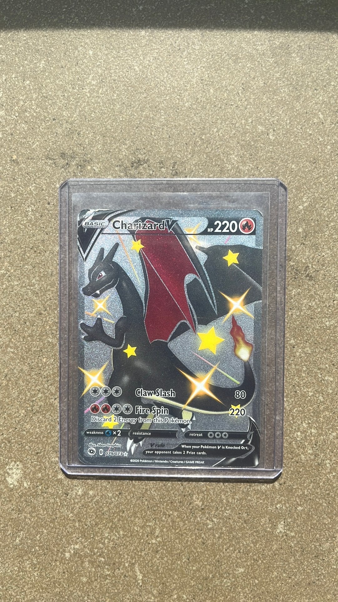 Charizard V 079/073 - Secret Rare, Ophalen, Losse kaart