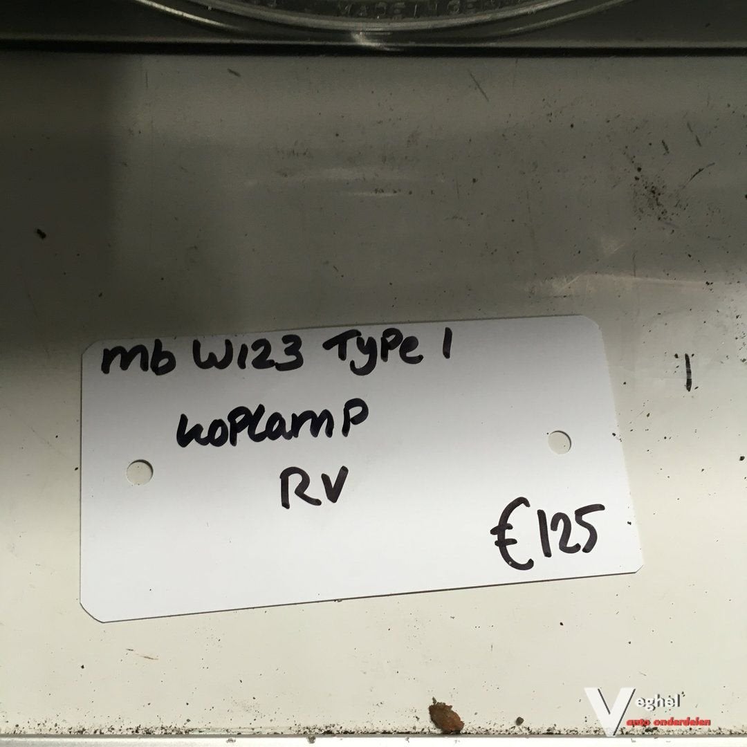Mercedes W123 Type 1 Koplamp Rechtsvoor, Auto-onderdelen, Gebruikt, -, -, Ophalen of Verzenden