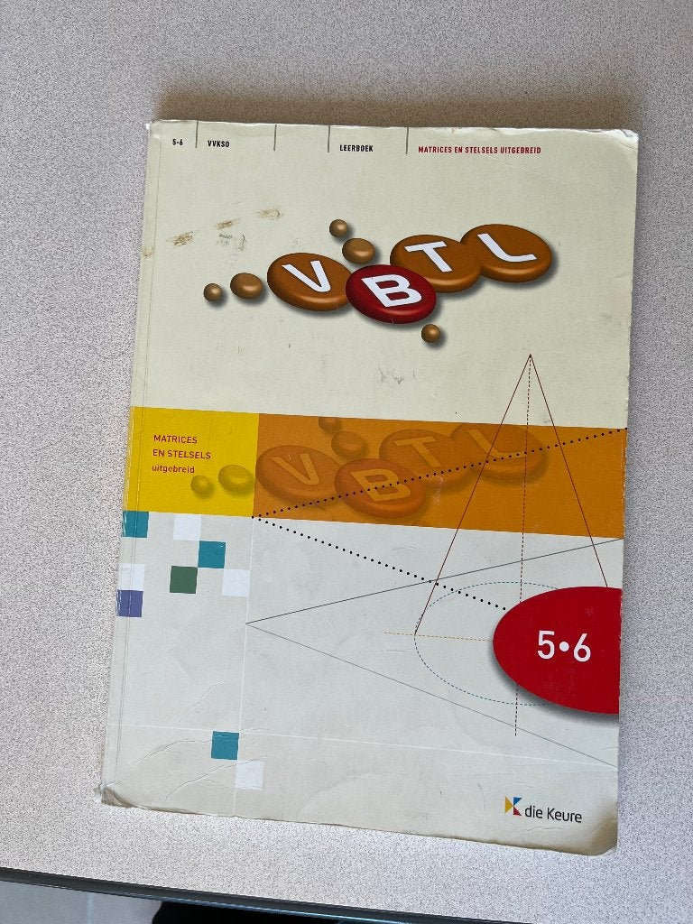 VBTL - Matrices en stelsels uitgebreid, ASO, Wiskunde A, Die keure, Ophalen