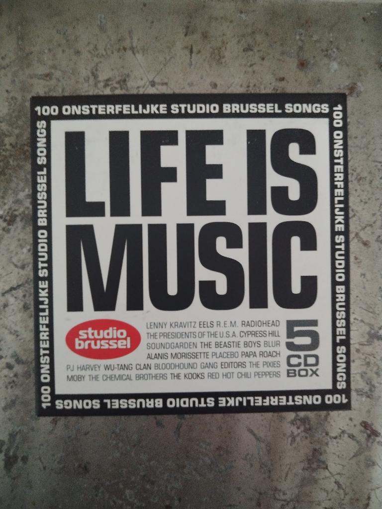 Life is music – Studio Brussel, Envoi, Comme neuf, Rock et Metal, Coffret