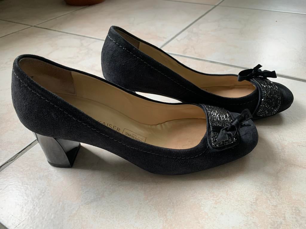 Elegante pumps Peter kaiser 6 (39) donker blauw, Kleding | Dames, Ophalen of Verzenden, Blauw, Pumps