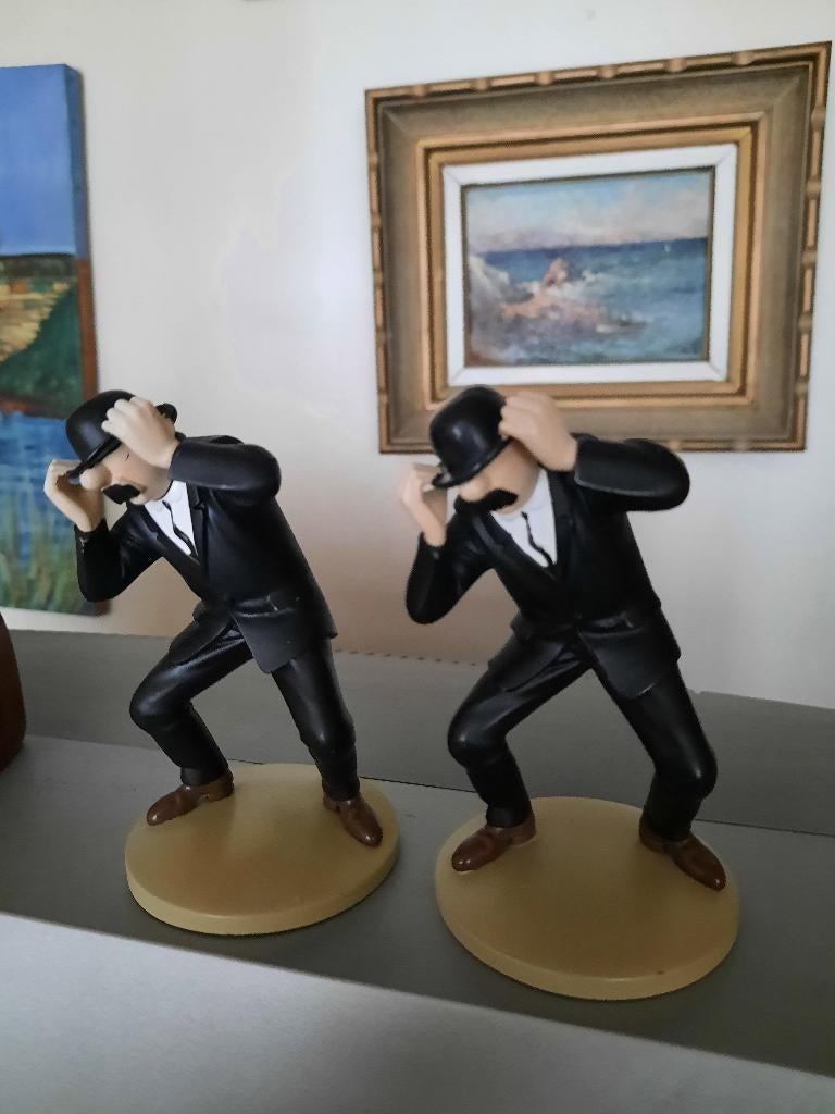 Hergé Moulinsart beeldje Janssen met de hoed, Verzamelen, Beelden en Beeldjes, Ophalen of Verzenden, Nieuw, Overige typen
