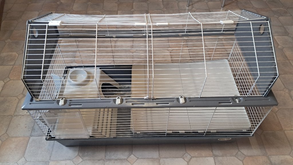 Mooie caviakooi, Dieren en Toebehoren, Knaagdieren en Konijnen | Hokken en Kooien, Ophalen, Gebruikt, Kooi, Hamster