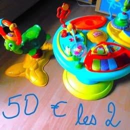 2 JOUETS EDUCATIFS SONS ET LUMIERE POUR 50 EUR, Enlèvement, Comme neuf, Langue et Lecture, Avec lumière